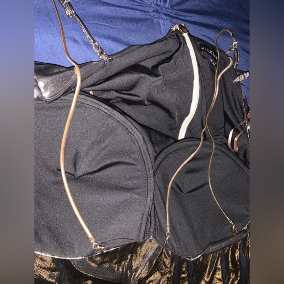 Viral JLuxlable light gold visions of you midi dress 2X chain straps, sold out - Picture 7 of 16